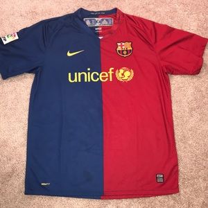 Nike FIT DRY Barcelona soccer jersey L